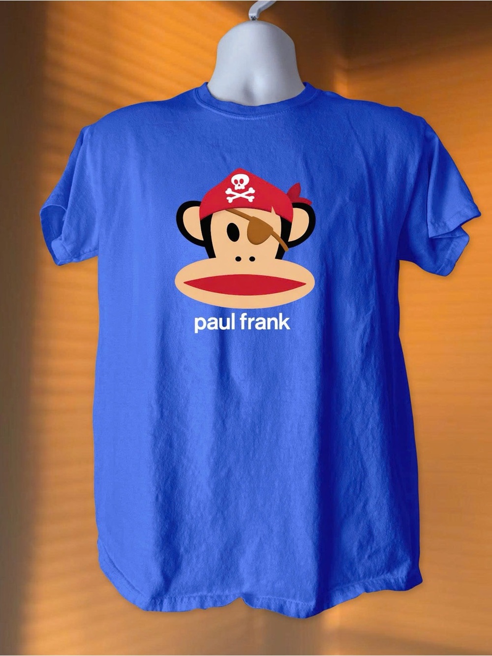 Gildan Royal Blue Paul Monkey Pirate Julius Graphic Tee